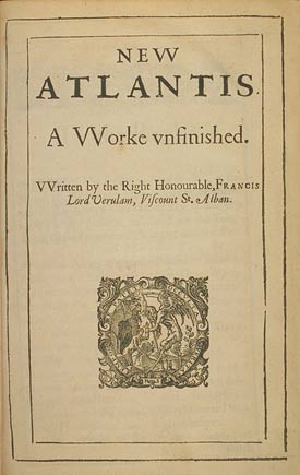 Hamilcar's Books: New Atlantis - Francis Bacon